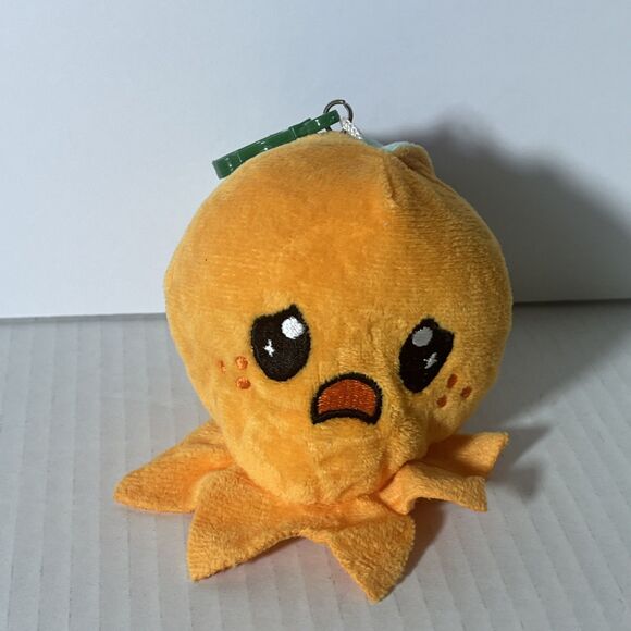 Reverse-EEZ Plush Octopus – 4" Teal & Orange Reversible Mood Toy NEW - Picture 8 of 10